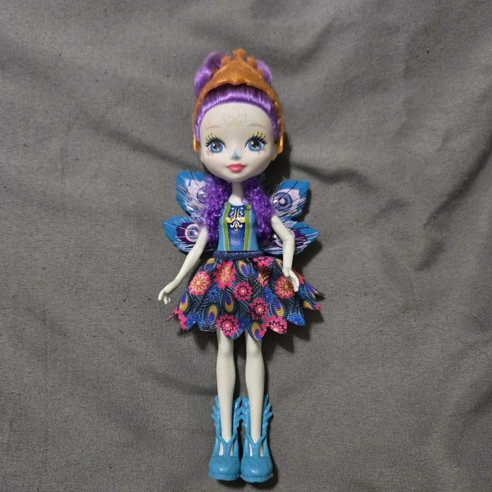 Enchantimals Patter Peacock Fantasy Animal Blue & Purple Princess Small Mark